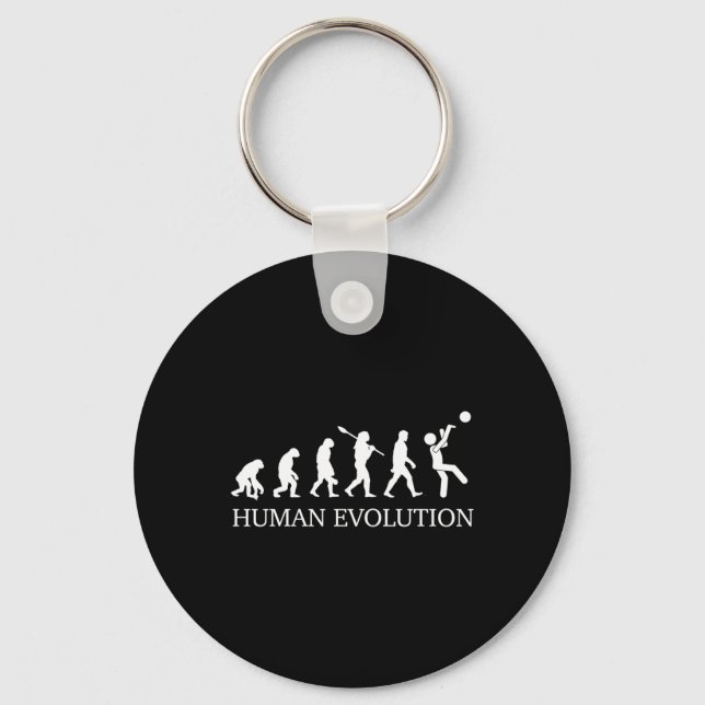 Basketball Evolution  Keychain (Front)