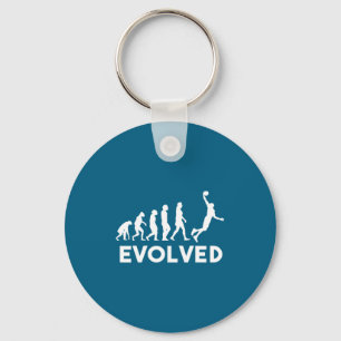 Basketball Evolution Men Women Boys Girls Kids Bak Keychain