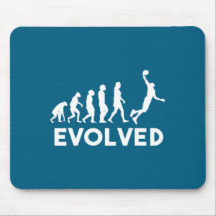 Basketball Evolution Men Women Boys Girls Kids Bak Mouse Pad