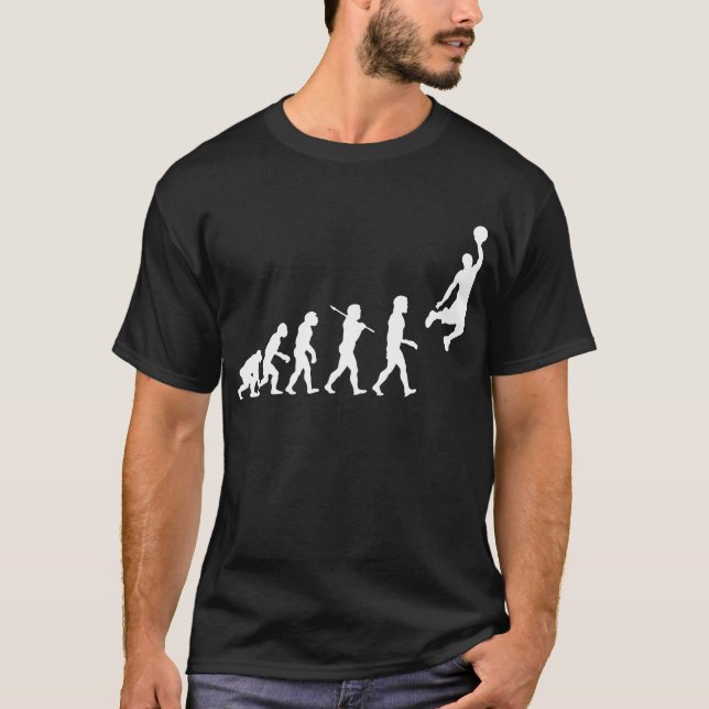 Basketball Evolution T-Shirt (Front)