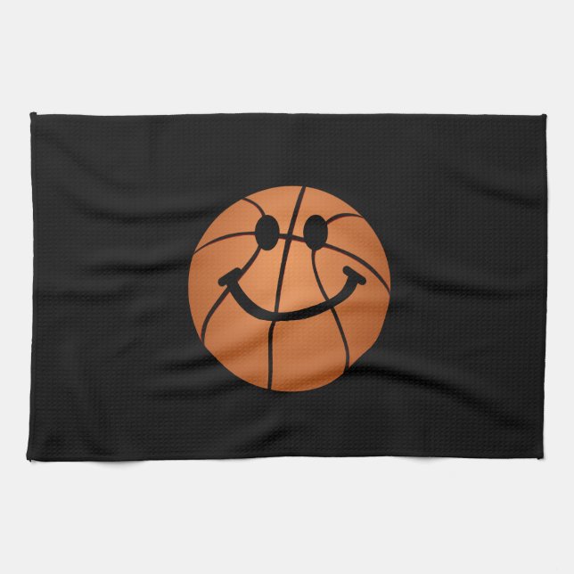 Basketball face kitchen towel (Horizontal)