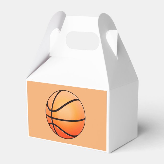 Basketball Favor Box (Front Side)