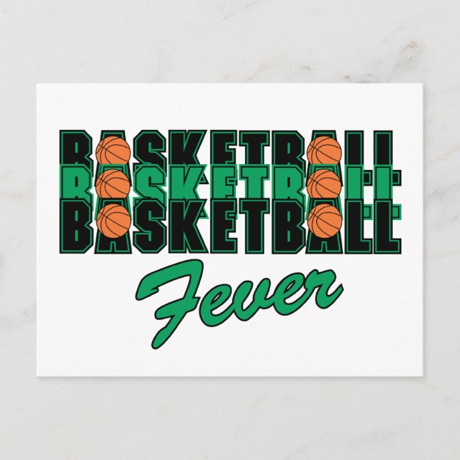 Basketball Fever Postcard (Front)