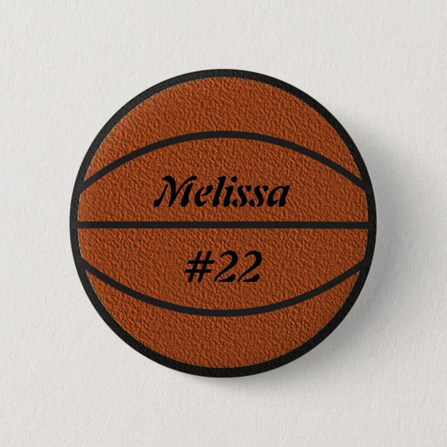 Basketball Flair Button (Front)