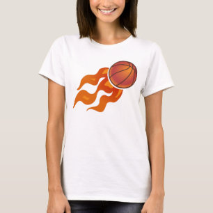 Basketball flames T-Shirt