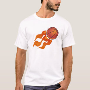 Basketball flames T-Shirt