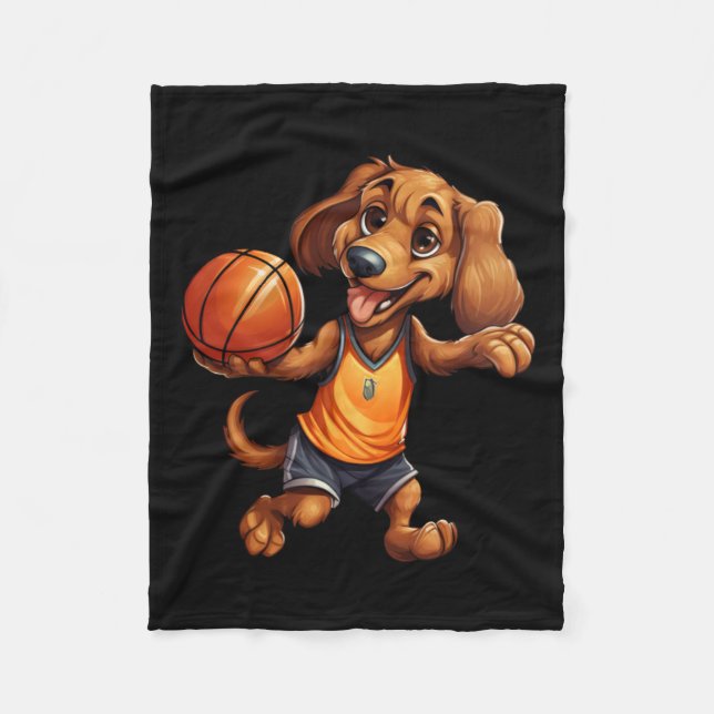 Basketball  fleece blanket (Front)