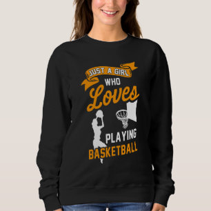 Basketball For Men Slam Dunk Teens Kids Youth Pla Sweatshirt