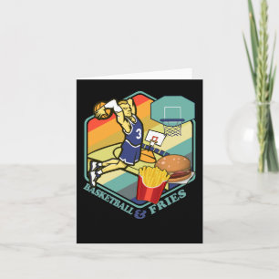 Basketball Fries Fastfood Burger Basketballer Card