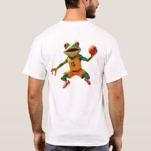 Basketball Frog hommes blanc T-shirt dos
