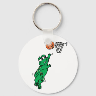Basketball Frog Keychain