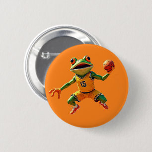 Basketball Frog orange button