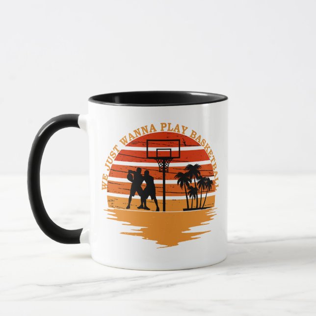 Basketball funny saying mug (Left)
