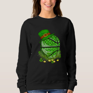 Basketball Funny St Patricks Day Boys Men Basketba Sweatshirt