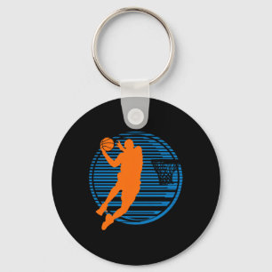 Basketball Game Dunk Player Court Sport Ball Team Keychain