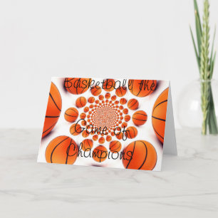 BASKETBALL GAME Greeting Card