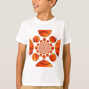Basketball Game of Champions: Court Vision Kaleida T-Shirt