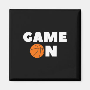 Basketball Game On  Magnet