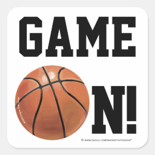 Basketball Game On Stickers