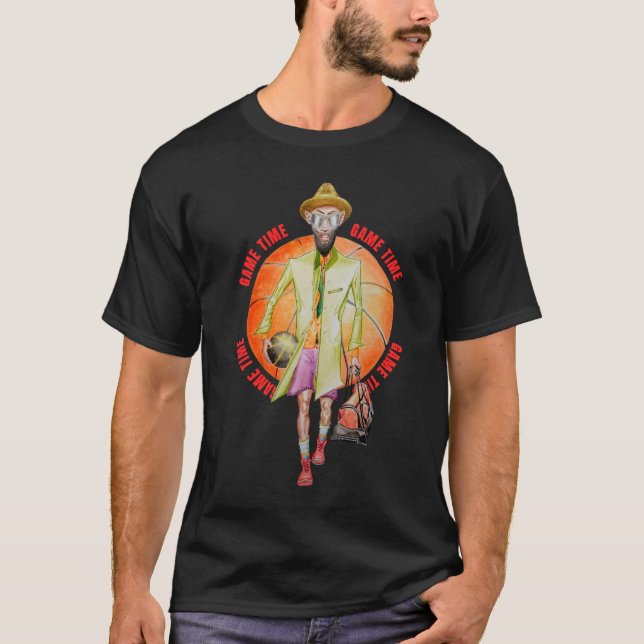 BASKETBALL GAME TIME T-SHIRT (Front)