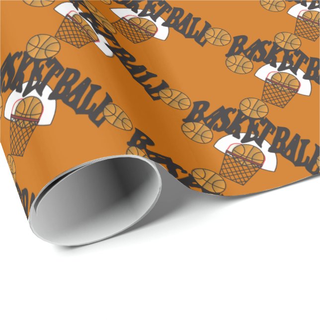 Basketball Game Wrapping Paper (Roll Corner)