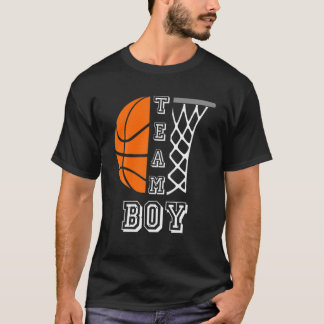 Basketball Gender Reveal Team Boy T-Shirt