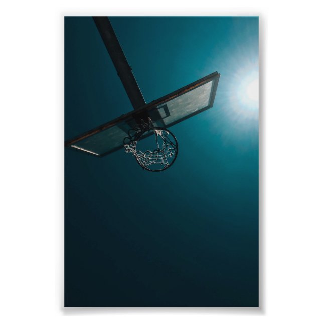 Basketball gift photo print (Front)