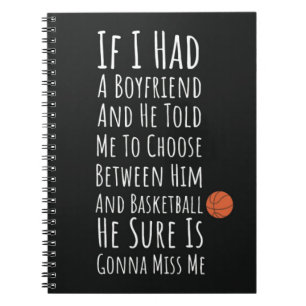 Basketball Gifts For Teen Girls Player Women Her Notebook