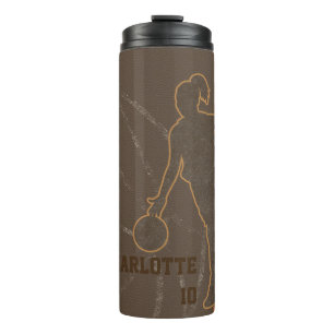 Basketball Girl Custom Tumbler
