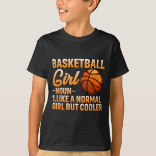 Basketball Girl Definition Basket Ball Woman Sport T-Shirt