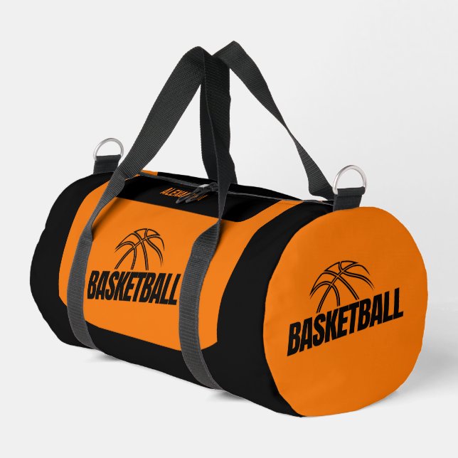Basketball Girl Player, Birthday Gift, Team Duffle Bag (Left Corner)
