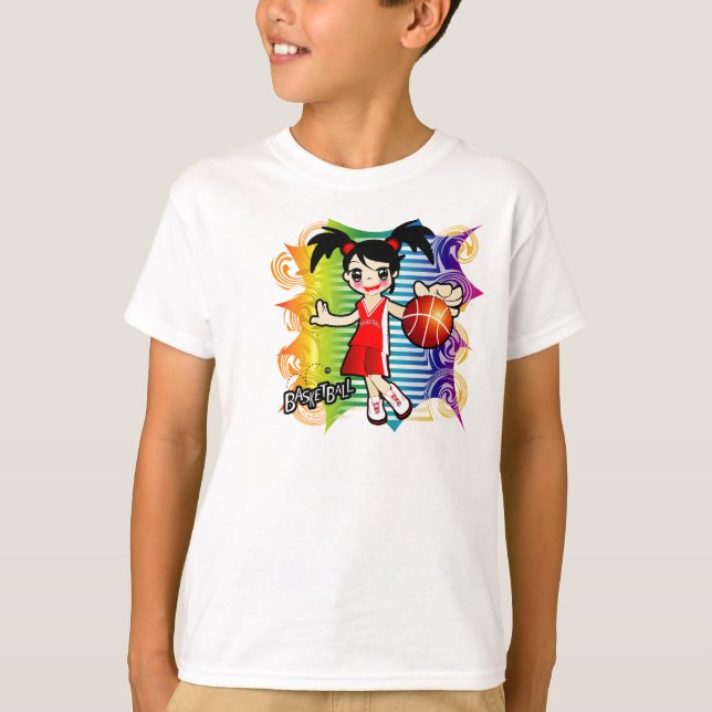 basketball girl T-Shirt (Front)