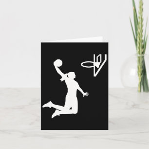 Basketball Girl Woman  Card