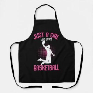 Basketball Girl Women Apron