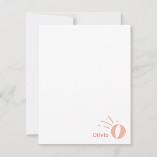 Basketball Girls Custom Name Gift Personalized  Card