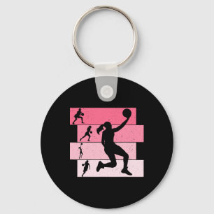 Basketball Girls Women Kids Keychain