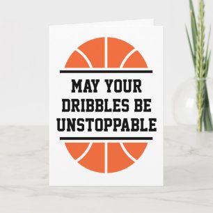 basketball good luck cards