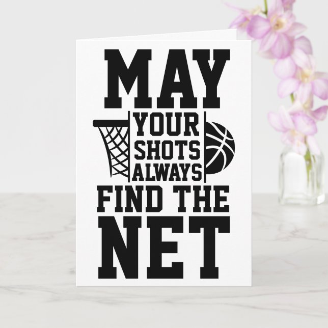 basketball good luck cards (Orchid)