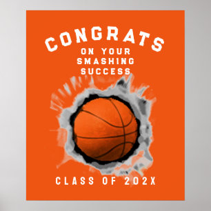 Basketball Graduation 2026 Poster