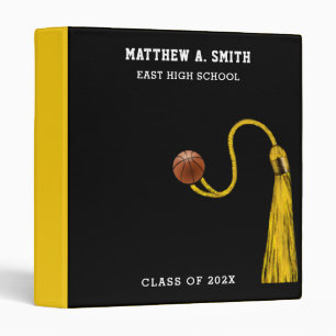 Basketball Graduation Scrapbook Binder