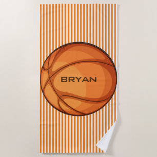 Basketball Grandes Design Serviette de plage