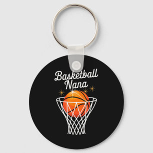 Basketball grandma nana basketball hoop mothers da keychain