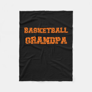 Basketball Grandpa  Fleece Blanket