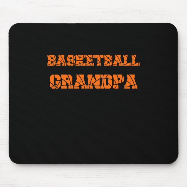 Basketball Grandpa  Mouse Pad (Front)