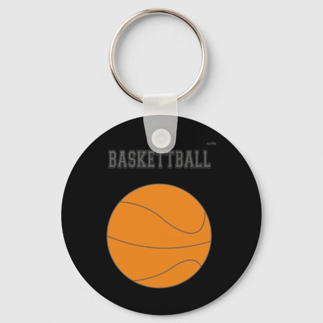 Basketball Graphic #1  Keychain (Front)