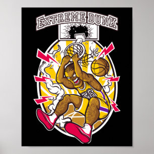 Basketball Graphic  Poster