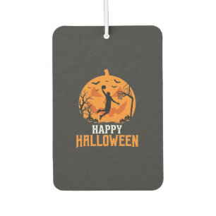 Basketball Halloween Dunk Pumpkin Design_1 Air Freshener