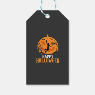 Basketball Halloween Dunk Pumpkin Design_1 Gift Tags