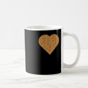 Basketball Heart Love Design Coffee Mug
