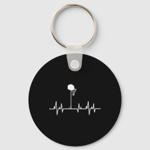 Basketball Heartbeat 1 Keychain